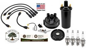 Delco Distributor Ignition Tune up Kit & 6V Coil Allis Chalmers Tractor - Delco-Remy Distributor